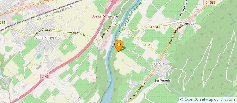 localisation de l'entreprise SCI L'ANCIENNE LAITERIE  IZERON