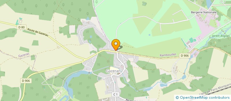 localisation de l'entreprise SCI L ANCOLIE  GAZERAN