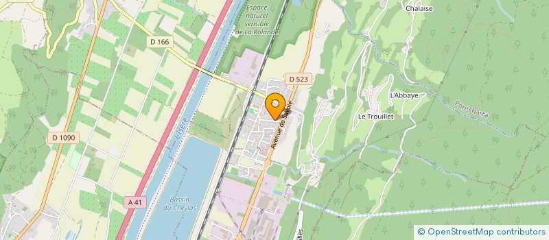 localisation de l'entreprise SCI L'ANCOLIE - FSM  LE CHEYLAS