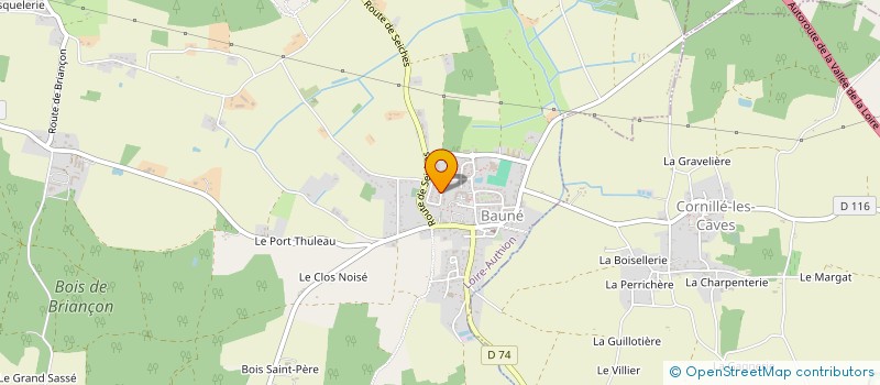 localisation de l'entreprise SCI L'ANCRE BLEUE  LOIRE-AUTHION