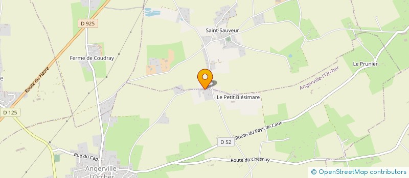 localisation de l'entreprise SCI L'ANCRE BLEUE  SAINT-SAUVEUR-D'EMALLEVILLE