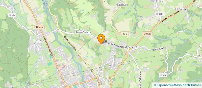 localisation de l'entreprise SCI L'ANDALOUSE  BAGNERES-DE-BIGORRE