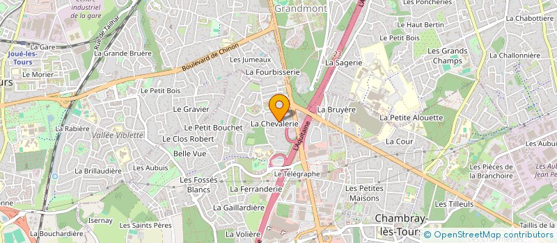 localisation de l'entreprise SCI L'ANDECAVE  CHAMBRAY-LES-TOURS