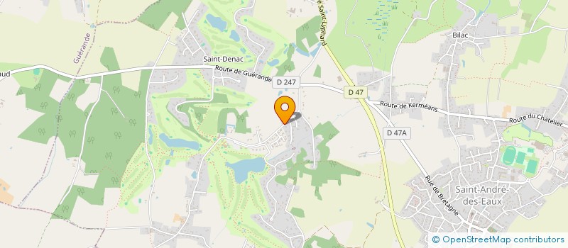 localisation de l'entreprise SCI L'ANDREANAISE  SAINT-ANDRE-DES-EAUX