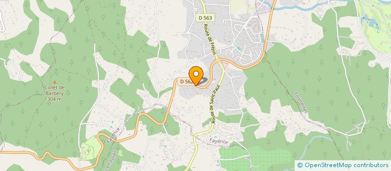 localisation de l'entreprise SCI L'ANECDOTE  TOURRETTES