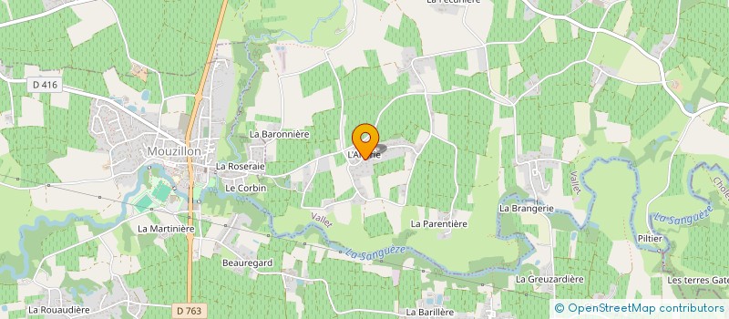 localisation de l'entreprise SCI L ANERIE  VALLET