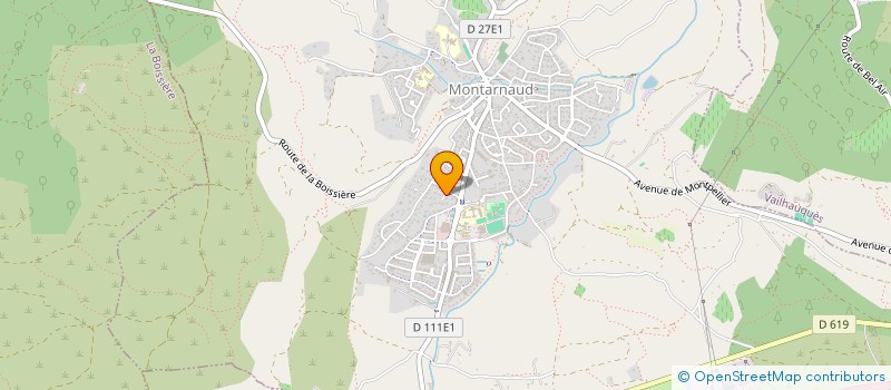 localisation de l'entreprise SCI L'ANGE  MONTARNAUD