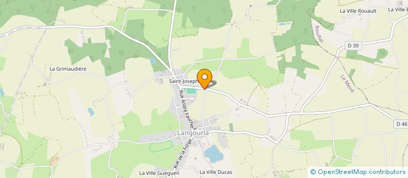 localisation de l'entreprise SCI L'ANGELUS à LE MENE