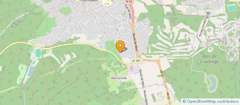 localisation de l'entreprise SCI L'ANGERAIE  ROMBAS