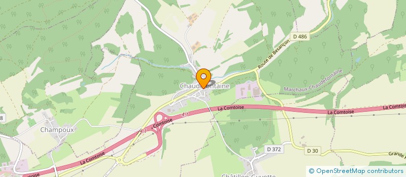 localisation de l'entreprise SCI L'ANGERIE  MARCHAUX-CHAUDEFONTAINE