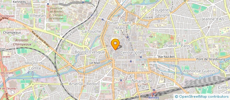 localisation de l'entreprise SCI L'ANGEVINE à RENNES