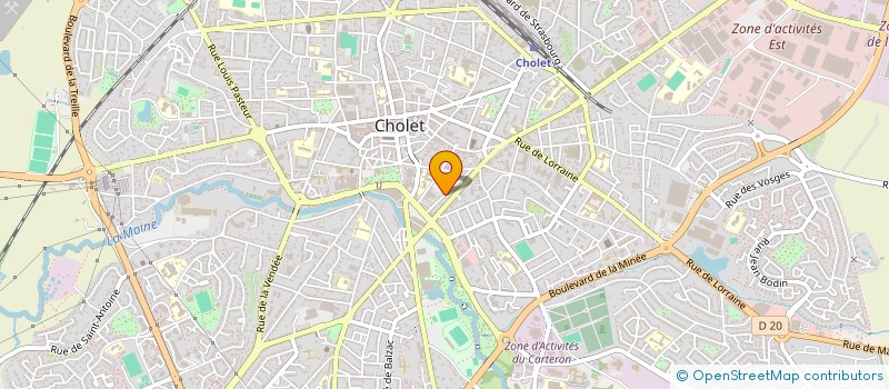 localisation de l'entreprise SCI L ANGEVINE à CHOLET