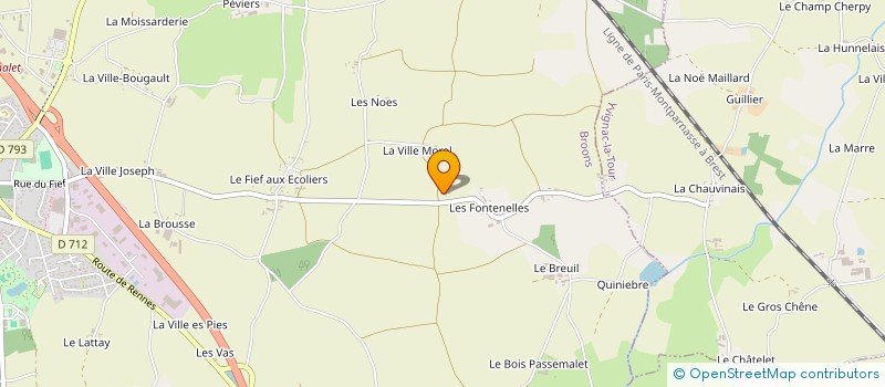 localisation de l'entreprise SCI L'ANGLIN  BROONS