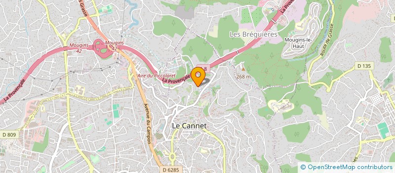 localisation de l'entreprise SCI L'ANGOULEME à LE CANNET