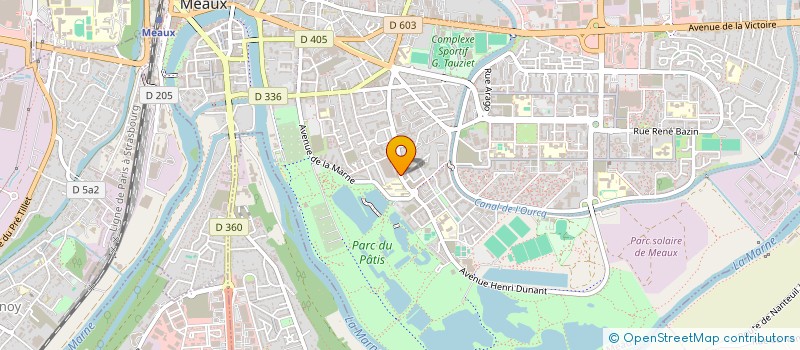 localisation de l'entreprise SCI L ANGOULEVENT à MEAUX