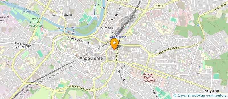 localisation de l'entreprise SCI L'ANGUIENNE à ANGOULEME