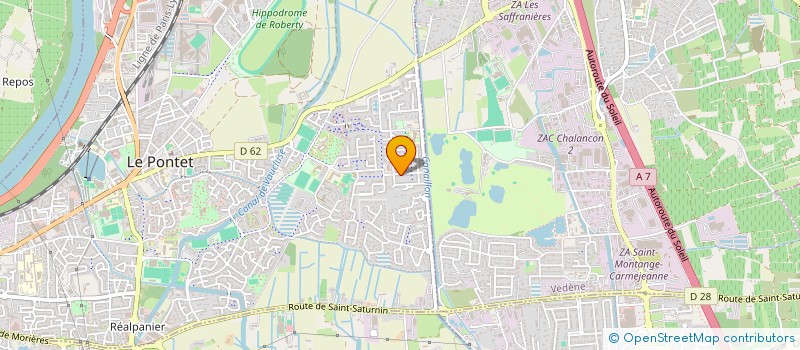 localisation de l'entreprise SCI L'ANISETTE  LE PONTET