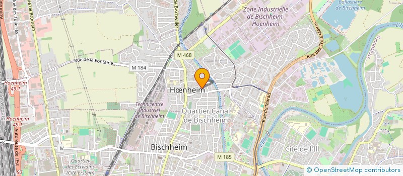 localisation de l'entreprise SCI L'ANKR  HNHEIM