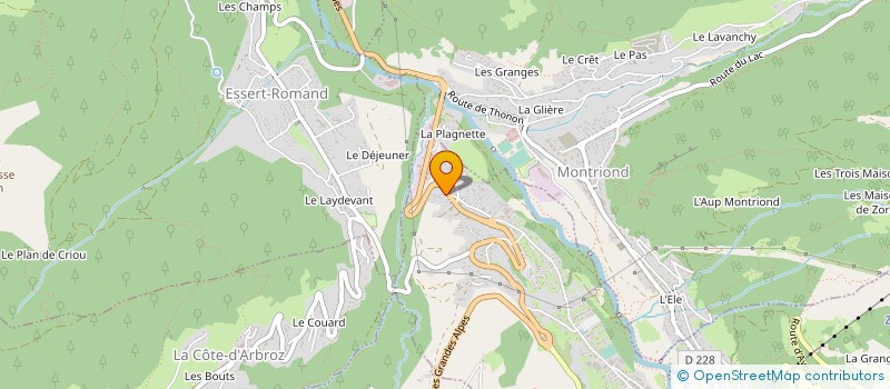 localisation de l'entreprise SCI L'ANNEXE à MORZINE
