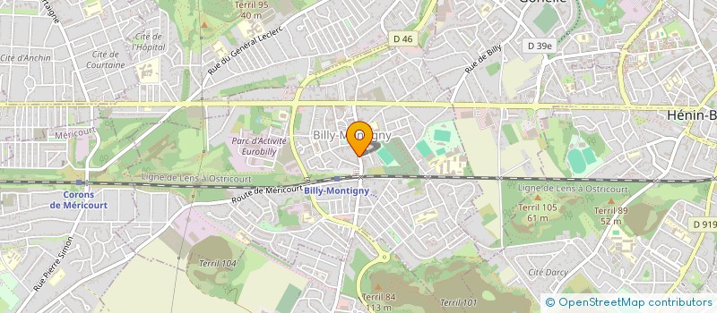localisation de l'entreprise SCI L'ANNEXE à BILLY-MONTIGNY