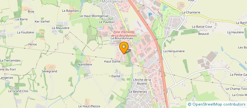 localisation de l'entreprise SCI L'ANNEXE DU GG  LA CHAPELLE-DES-FOUGERETZ