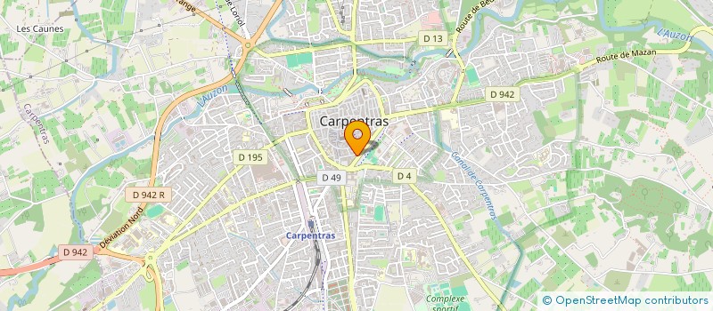 localisation de l'entreprise SCI L'ANNONCIADE  CARPENTRAS