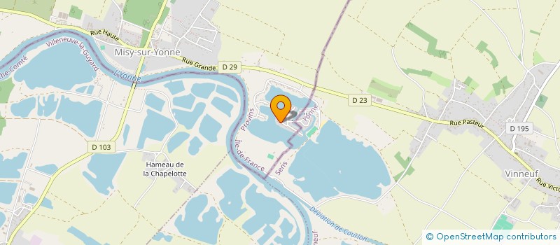 localisation de l'entreprise SCI L ANSE CEON  MISY-SUR-YONNE