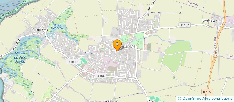 localisation de l'entreprise SCI L'ANSE DE L'AIGRETTE  NIEUL-SUR-MER