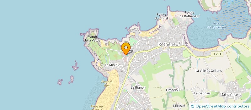 localisation de l'entreprise SCI L'ANSE MITAN  SAINT-MALO