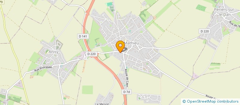 localisation de l'entreprise SCI L'ANSELMIERE  MATHIEU