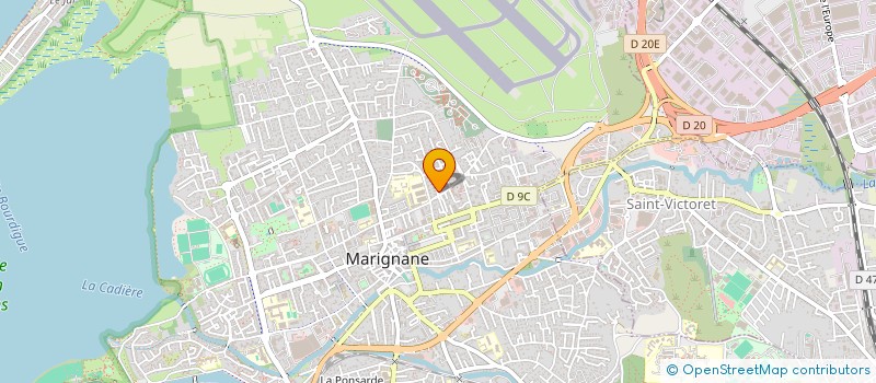 localisation de l'entreprise SCI L'ANSOLEILLADO  MARIGNANE