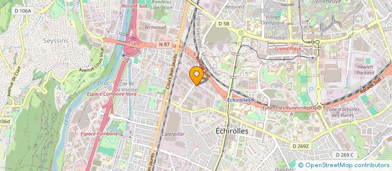 localisation de l'entreprise SCI L'ANTARES à ECHIROLLES