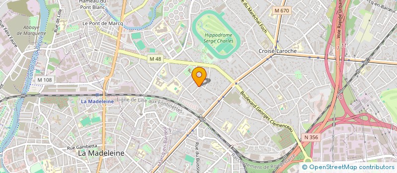 localisation de l'entreprise SCI L'ANTRE D'HERREDIS  MARCQ-EN-BARUL