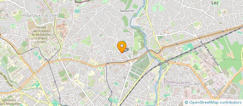 localisation de l'entreprise SCI L'ANVI à MONTPELLIER