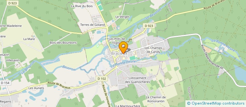 localisation de l'entreprise SCI  L APOTHICAIRE  BRACIEUX