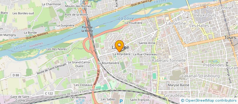 localisation de l'entreprise SCI L'APPART  LA RICHE