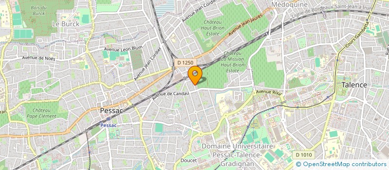 localisation de l'entreprise SCI L'APPART HOUSE à PESSAC