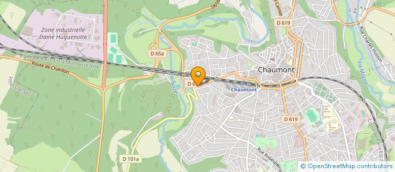 localisation de l'entreprise SCI L'APPART JCE à CHAUMONT