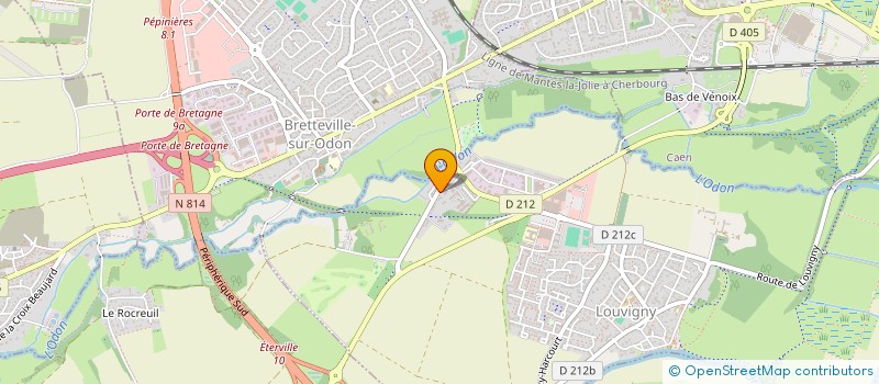 localisation de l'entreprise SCI L'APPEL DE LA FORET  LOUVIGNY