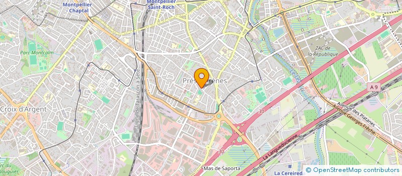 localisation de l'entreprise SCI L AQUARIUM à MONTPELLIER