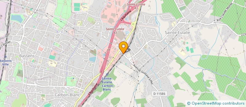 localisation de l'entreprise SCI L'AQUITAINE  CARCANS