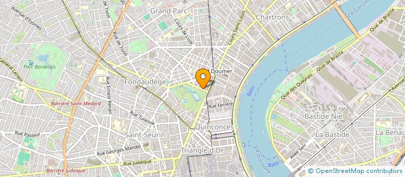 localisation de l'entreprise SCI L AQUITANAISE  BORDEAUX