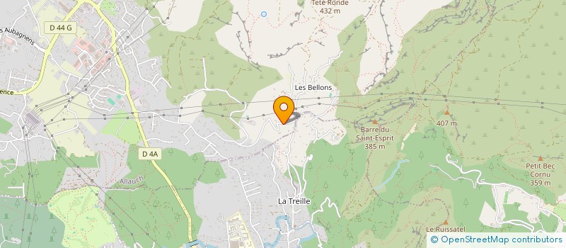 localisation de l'entreprise SCI L'ARBOUSIER  ALLAUCH