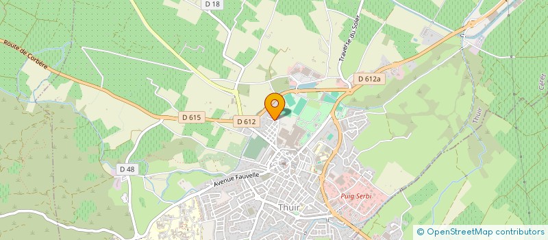 localisation de l'entreprise SCI L'ARBRE AU SOLEIL  THUIR