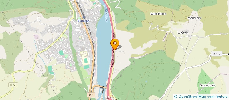 localisation de l'entreprise SCI L'ARBRE AUX MESANGES  SISTERON