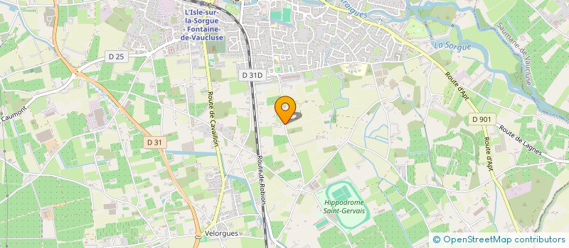 localisation de l'entreprise SCI L ARBRE ET LE COQ  L'ISLE-SUR-LA-SORGUE