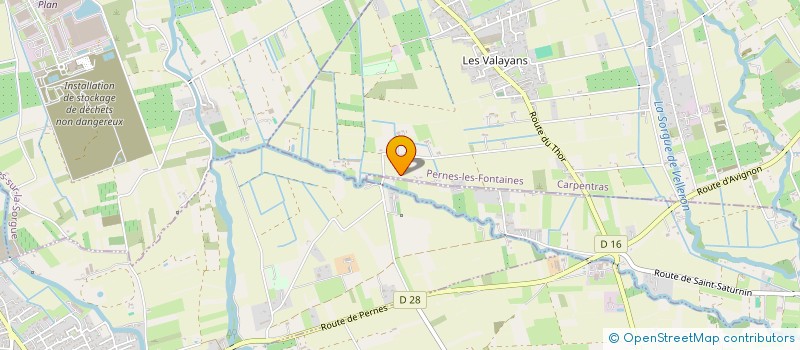 localisation de l'entreprise SCI L'ARBRE SEUL  PERNES-LES-FONTAINES