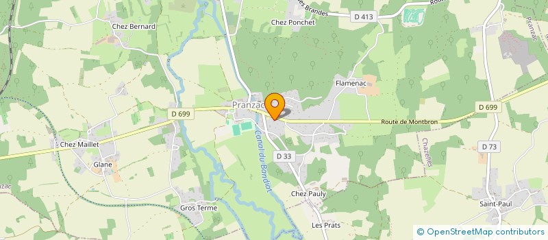 localisation de l'entreprise SCI L'ARBRE VERS  PRANZAC