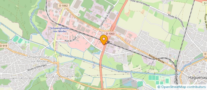 localisation de l'entreprise SCI L'ARBRE VERT  HAGUENAU