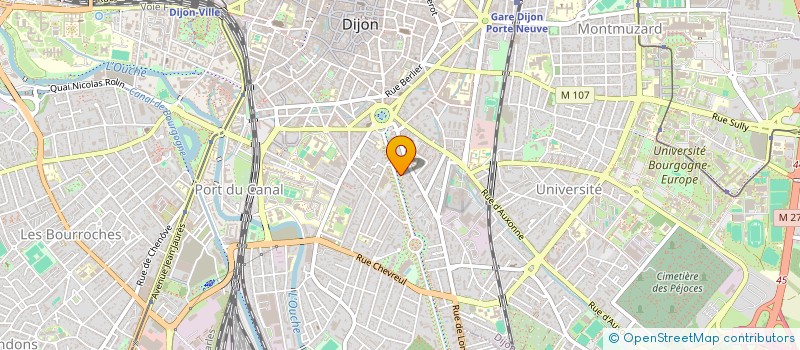 localisation de l'entreprise SCI L'ARBRISSEAU à DIJON